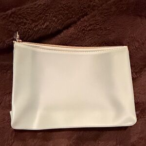 Elegant light green travel/makeup bag
